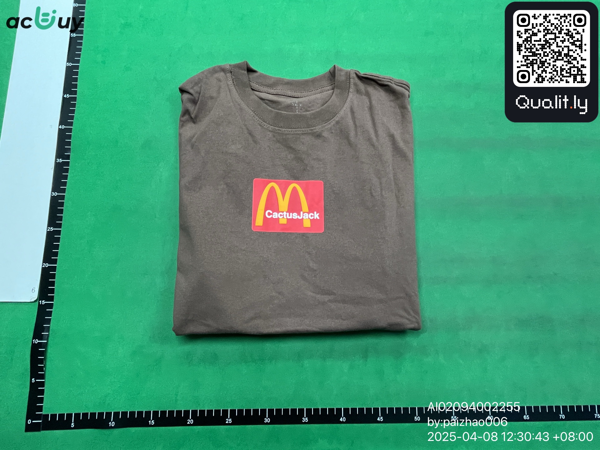 Tシャツ QC写真 1/20