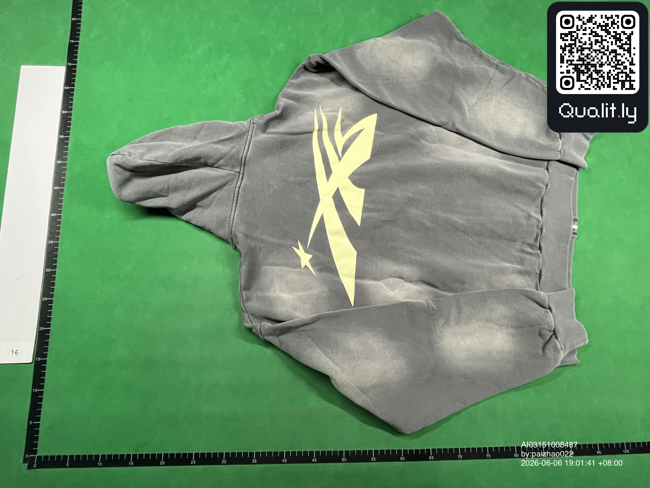 Asics Grey Hoodie QC photo 2