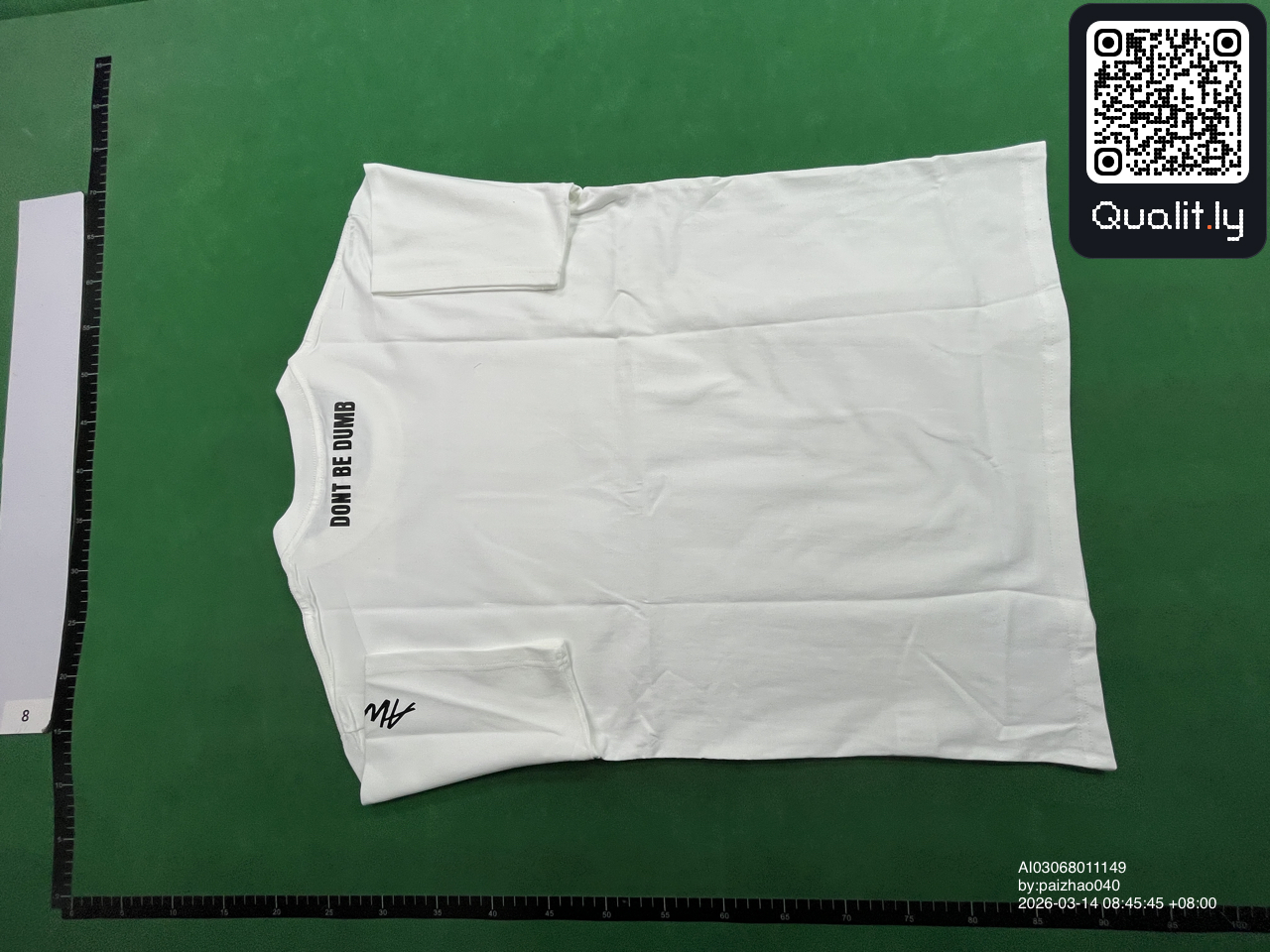 T-shirt QC photo 2 of 4