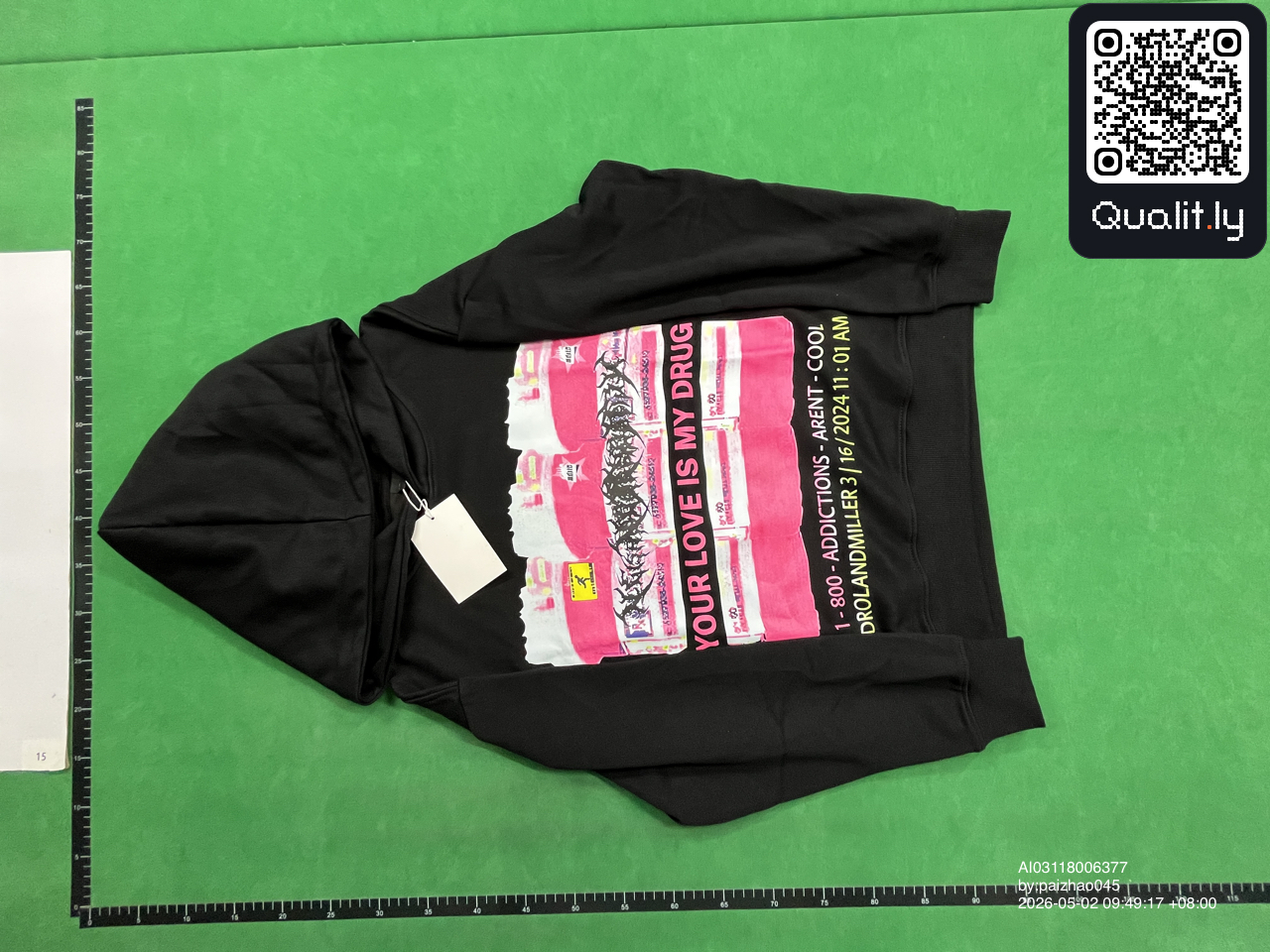 Camisola com capuz — foto QC 2 de 10