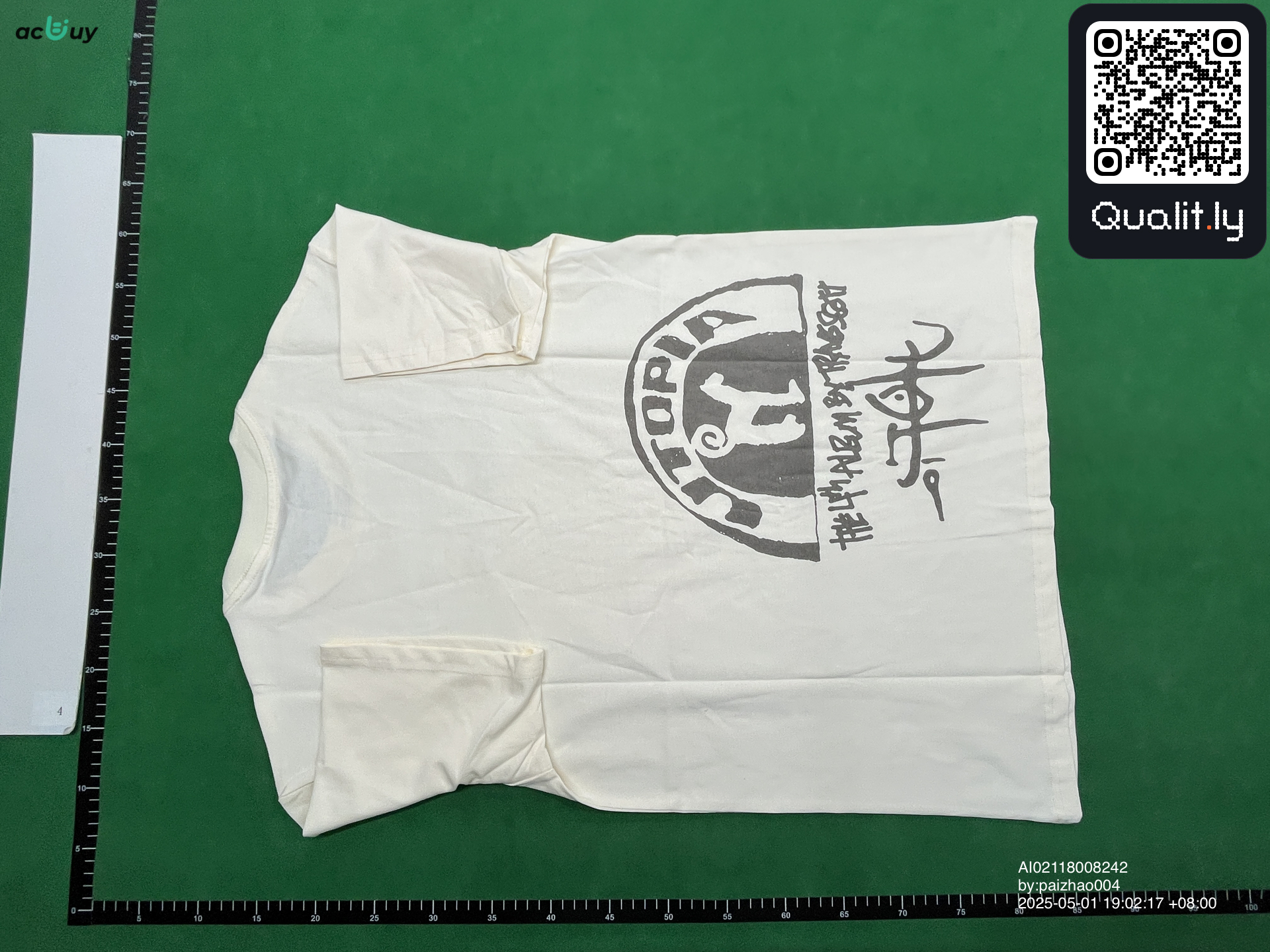 T-shirt QC photo 2 of 4