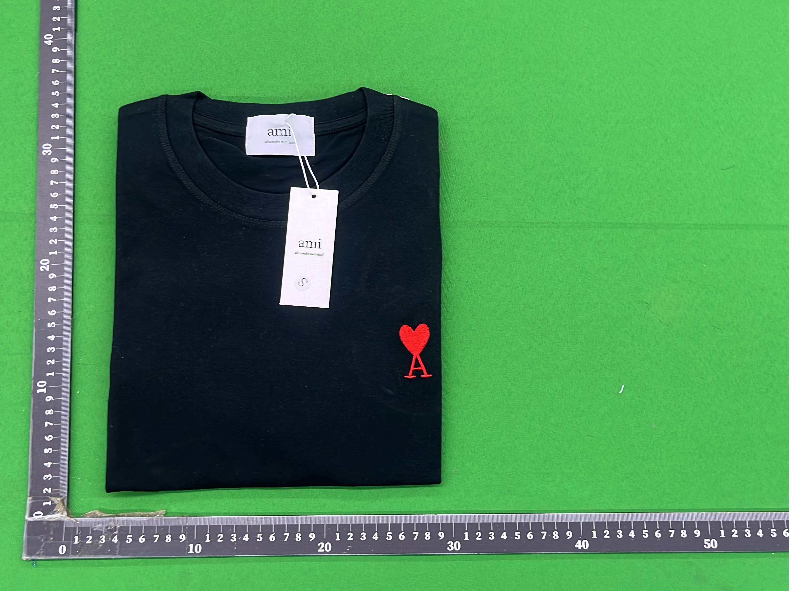 Ami Paris Heart T-Shirt White QC photo 2