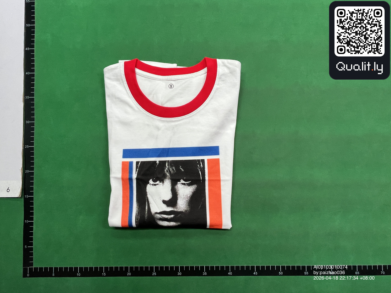 Tシャツ QC写真 1/12