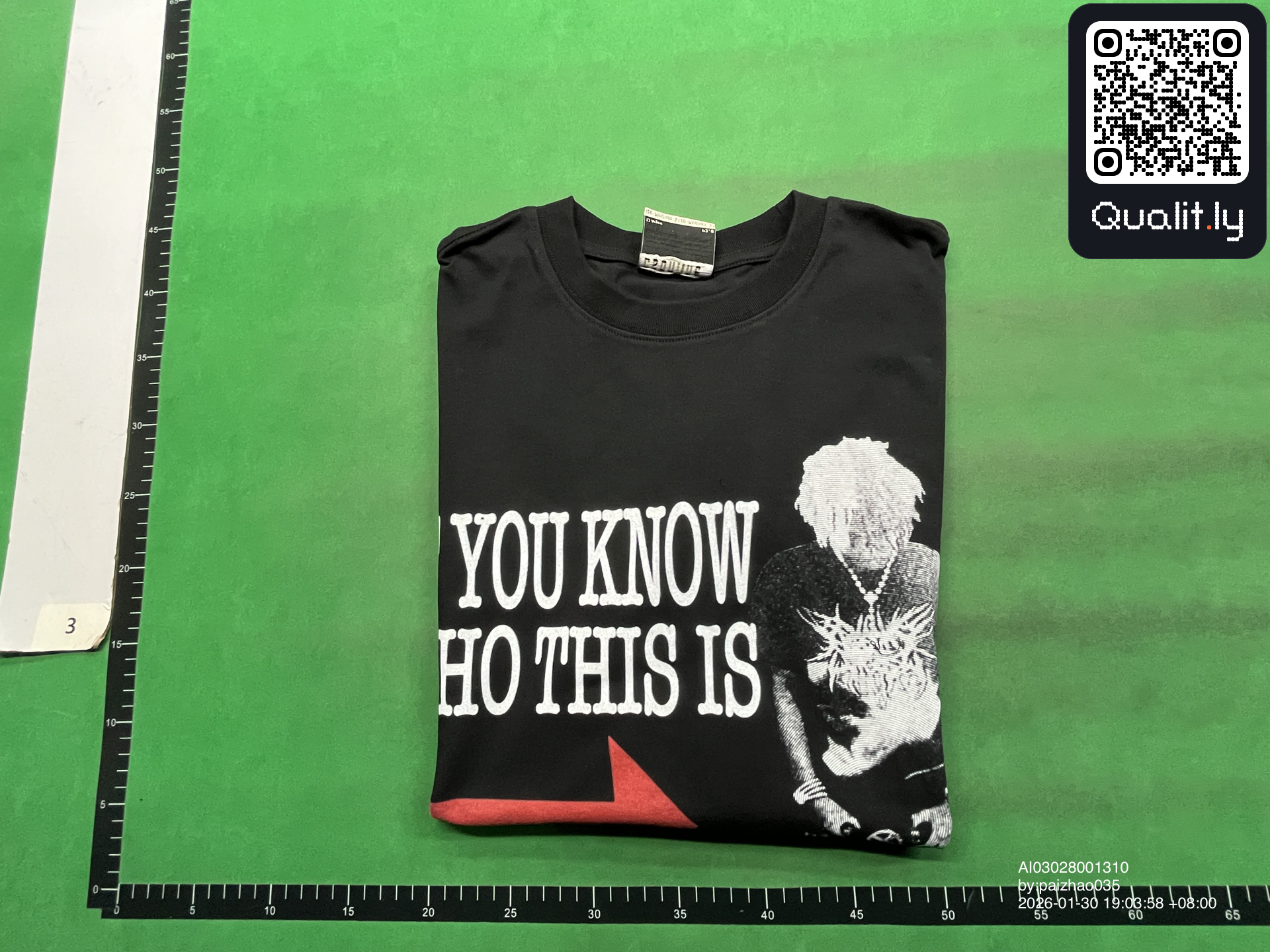 Tシャツ QC写真 1/8
