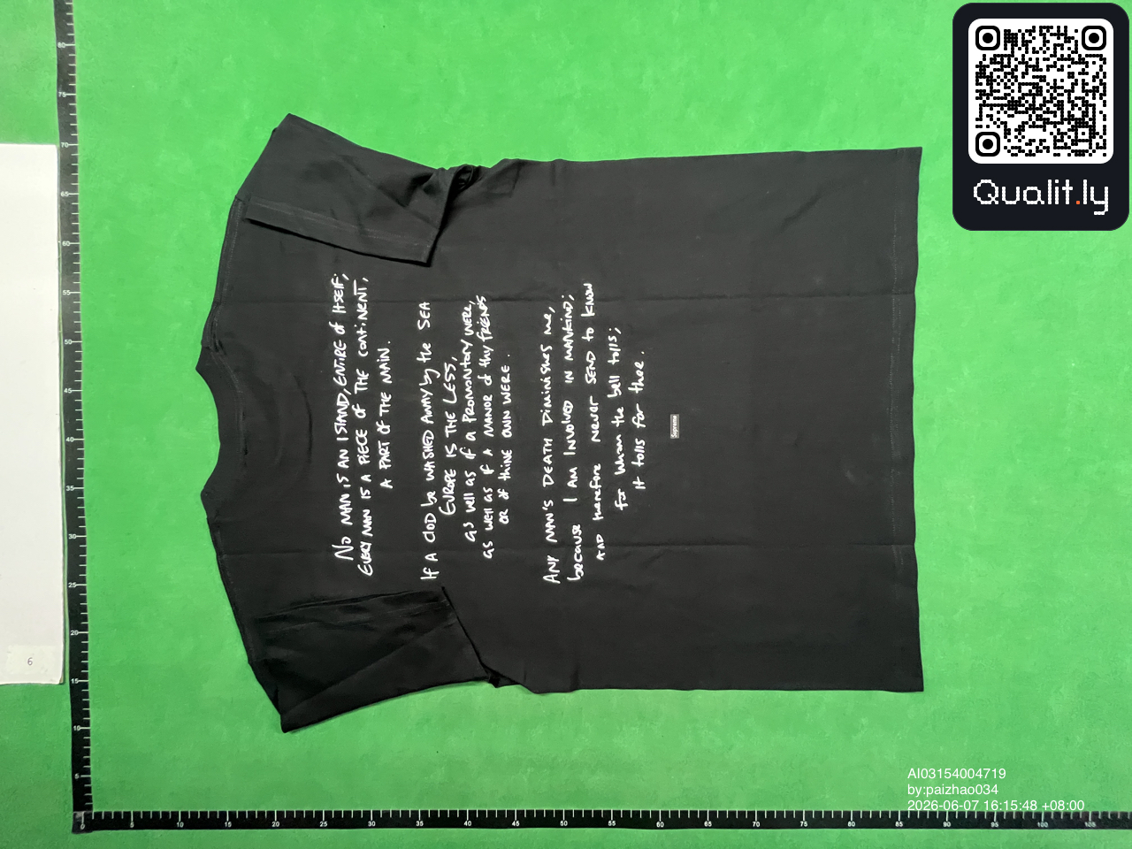 T-shirt QC photo 2 of 10