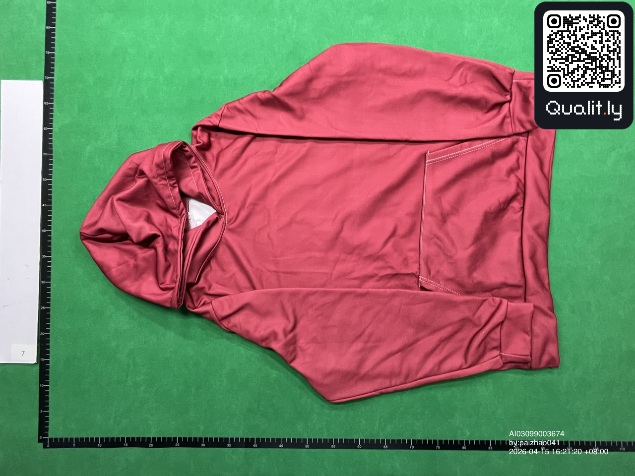 Camisola com capuz — foto QC 3 de 8