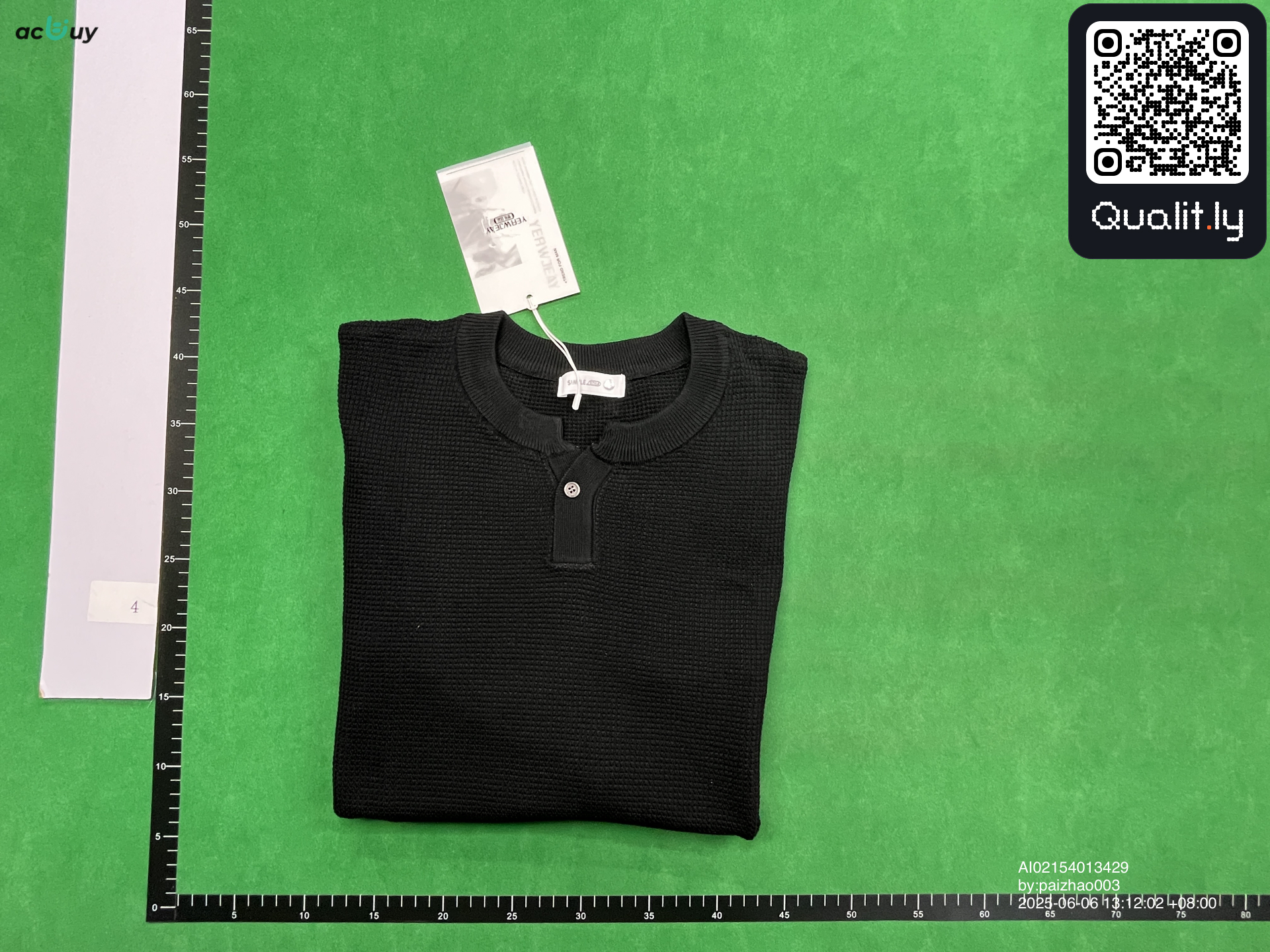 Tシャツ QC写真 1/8