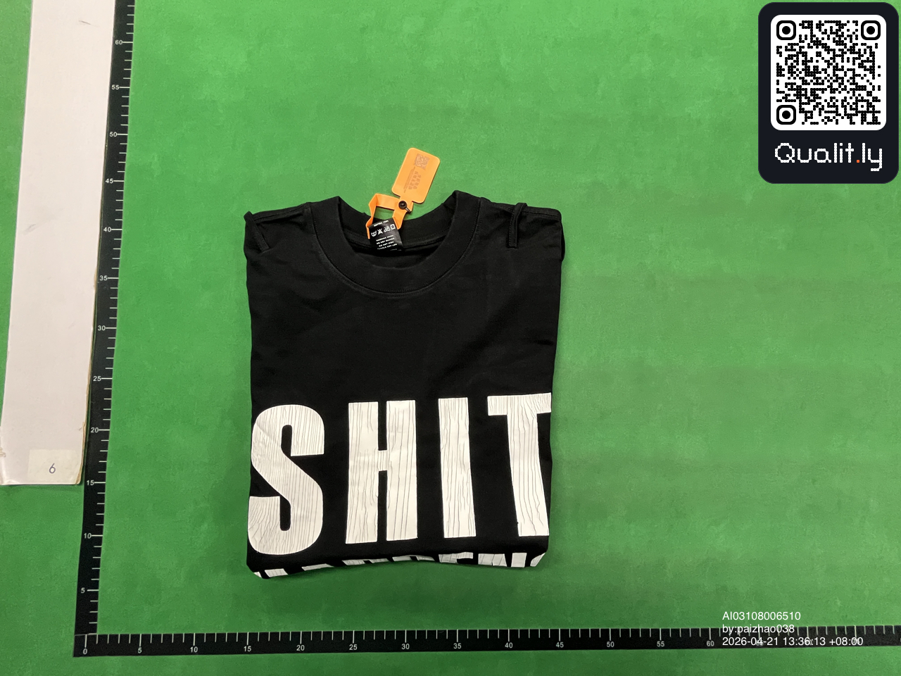 T-shirt QC photo 1 of 4