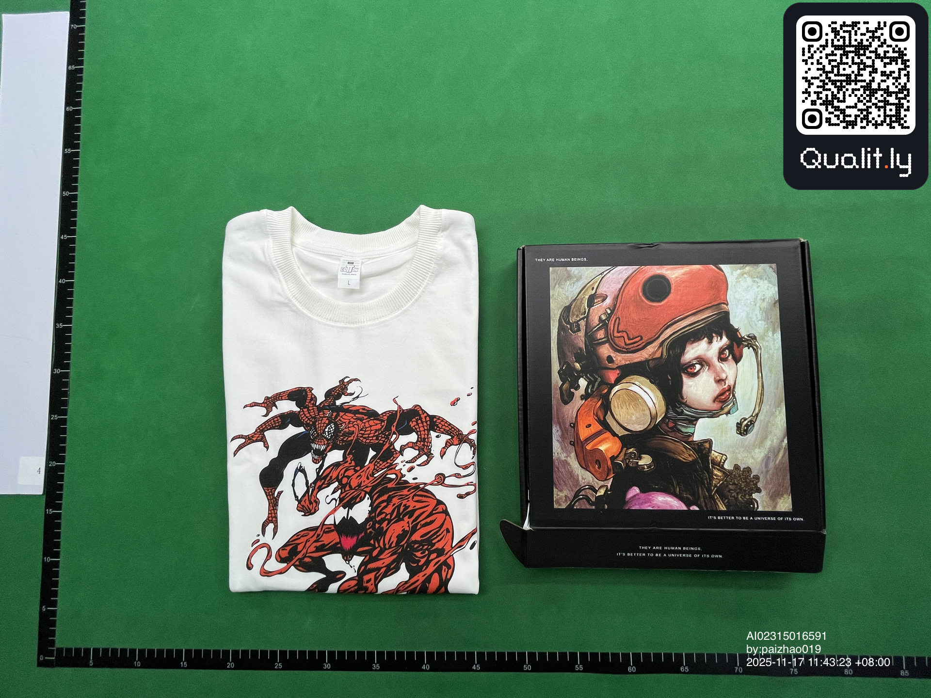 Tシャツ QC写真 1/4