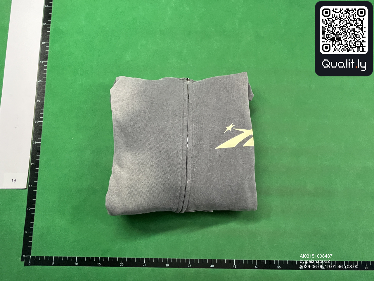 Asics Grey Hoodie QC photo 1