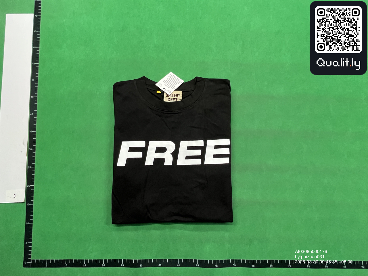 Tシャツ QC写真 1/8