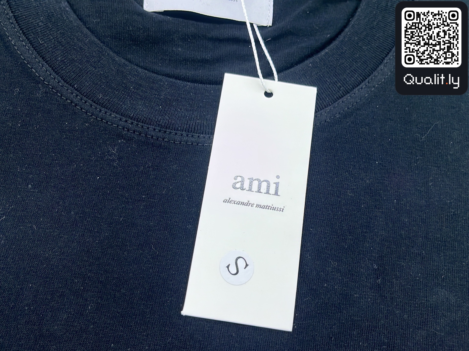 Ami Paris Heart T-Shirt White QC photo 1