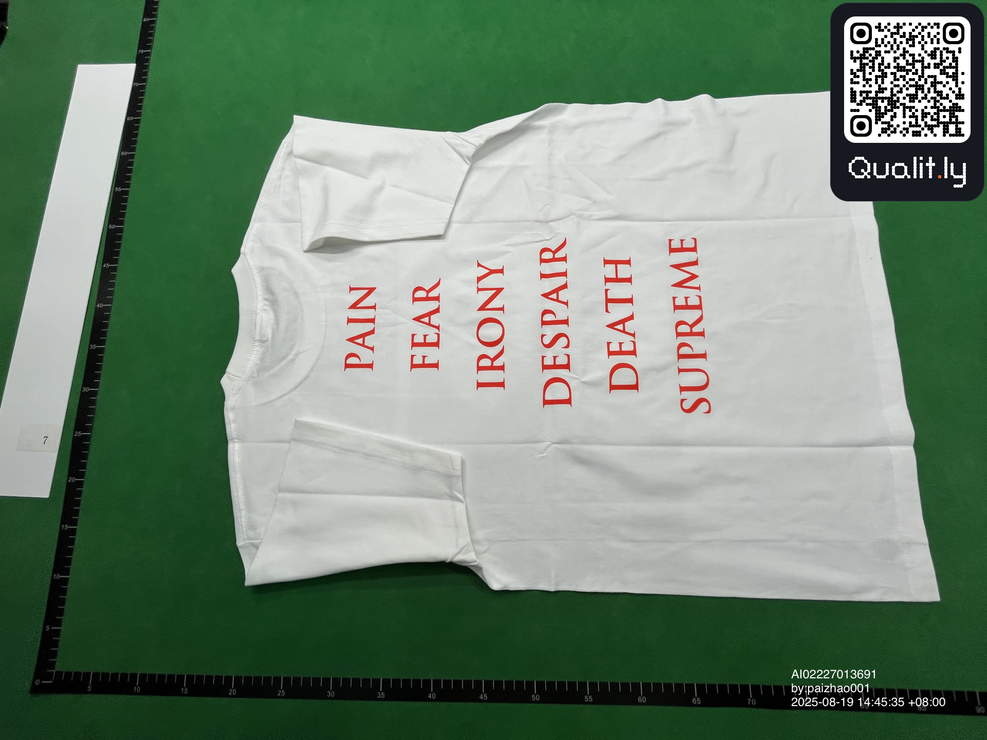 T-shirt QC photo 2 of 10