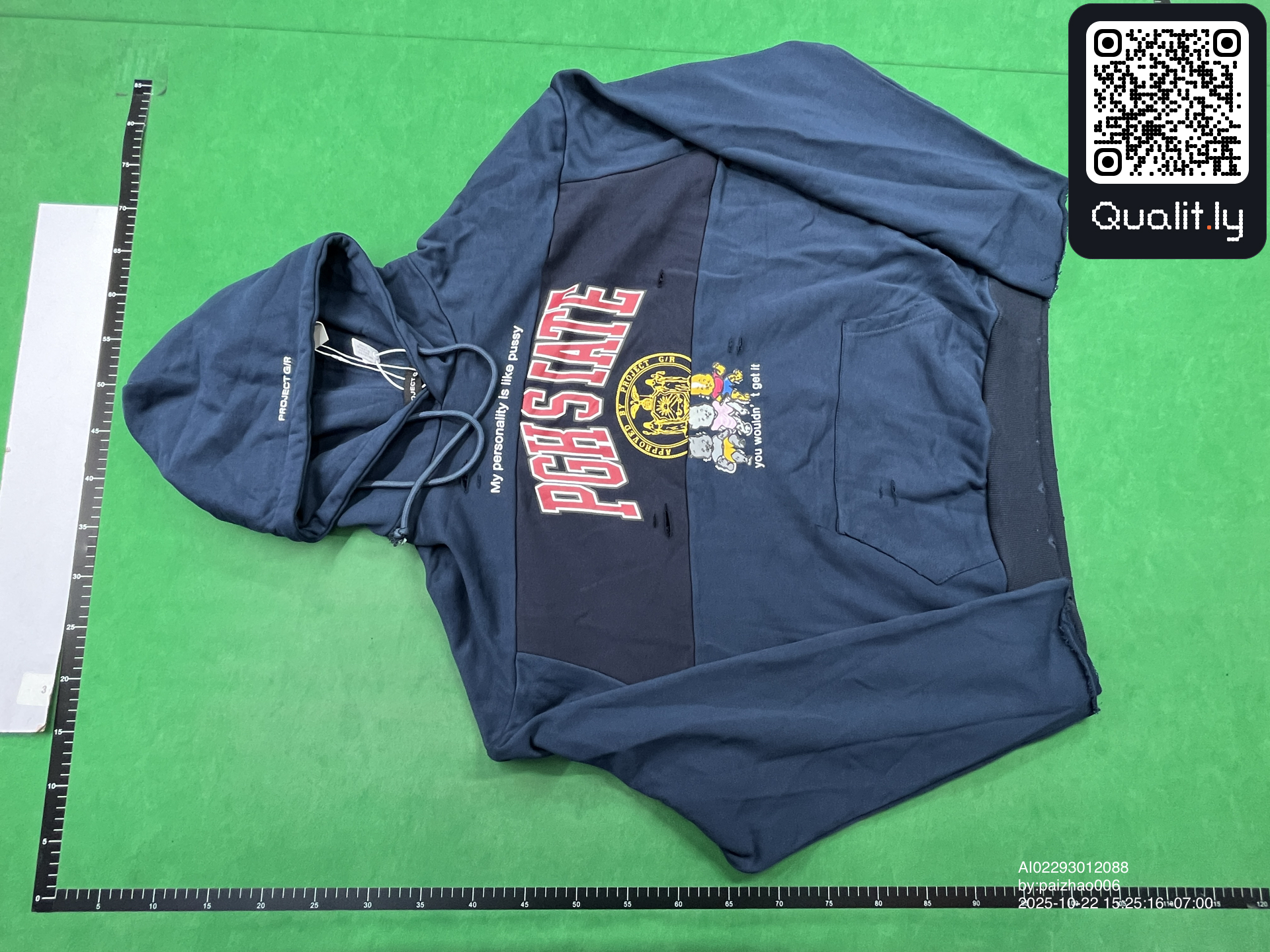 Camisola com capuz — foto QC 3 de 4