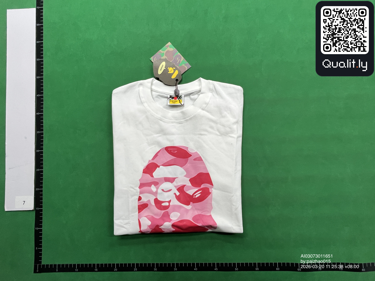 Tシャツ QC写真 1/4