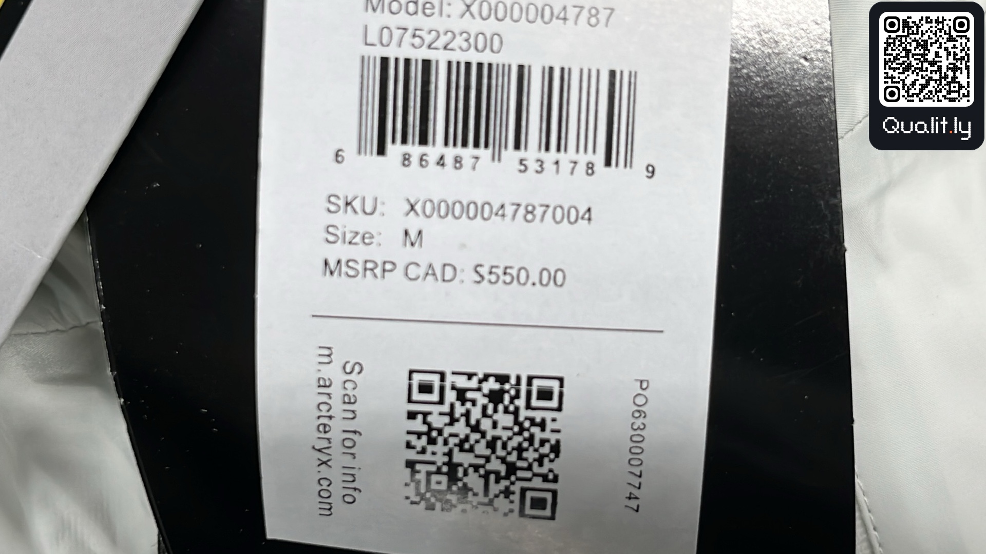 Jacket QC photo 1 of 4