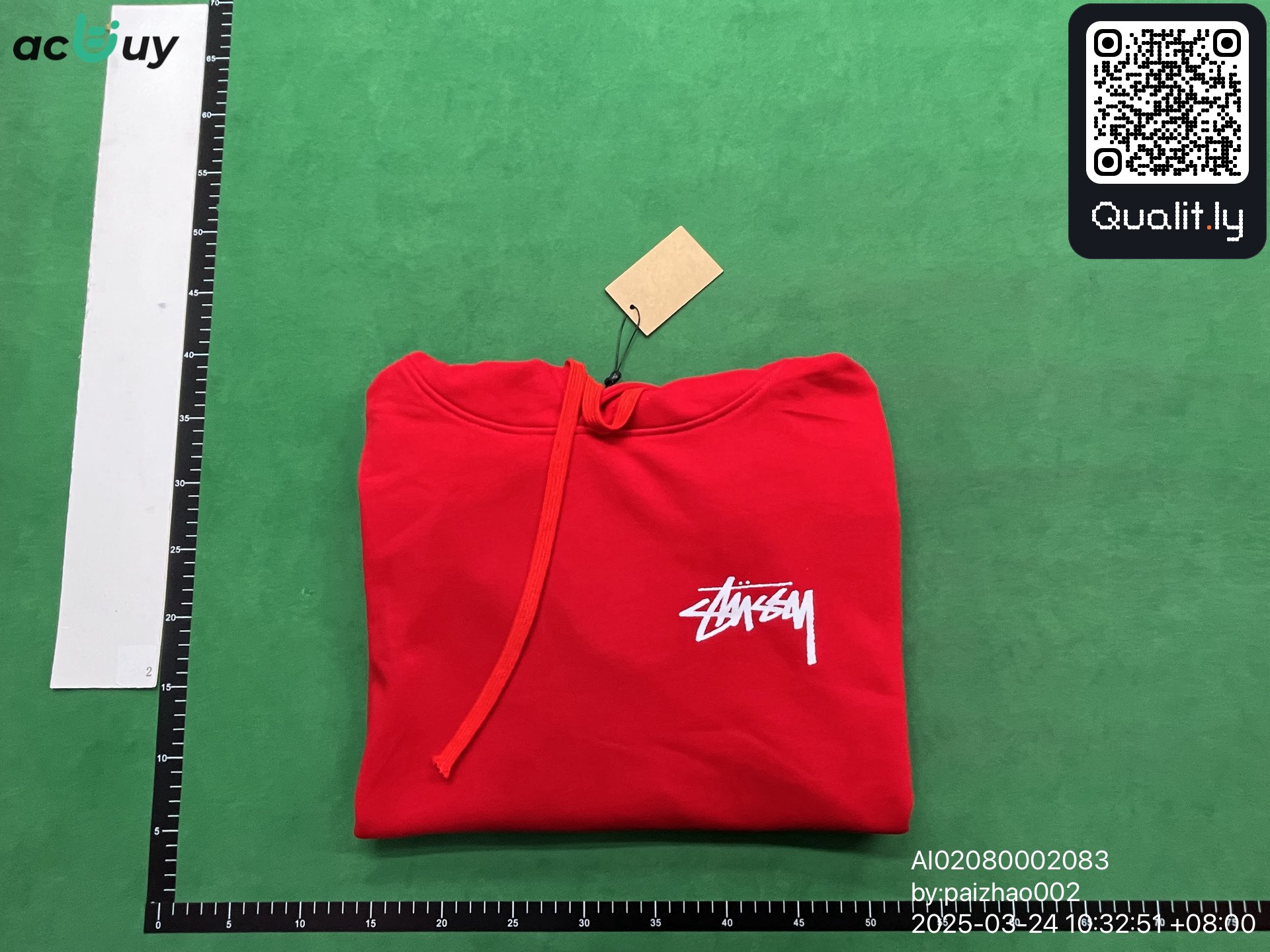 Bluza z kapturem — zdjęcie QC 1 z 4