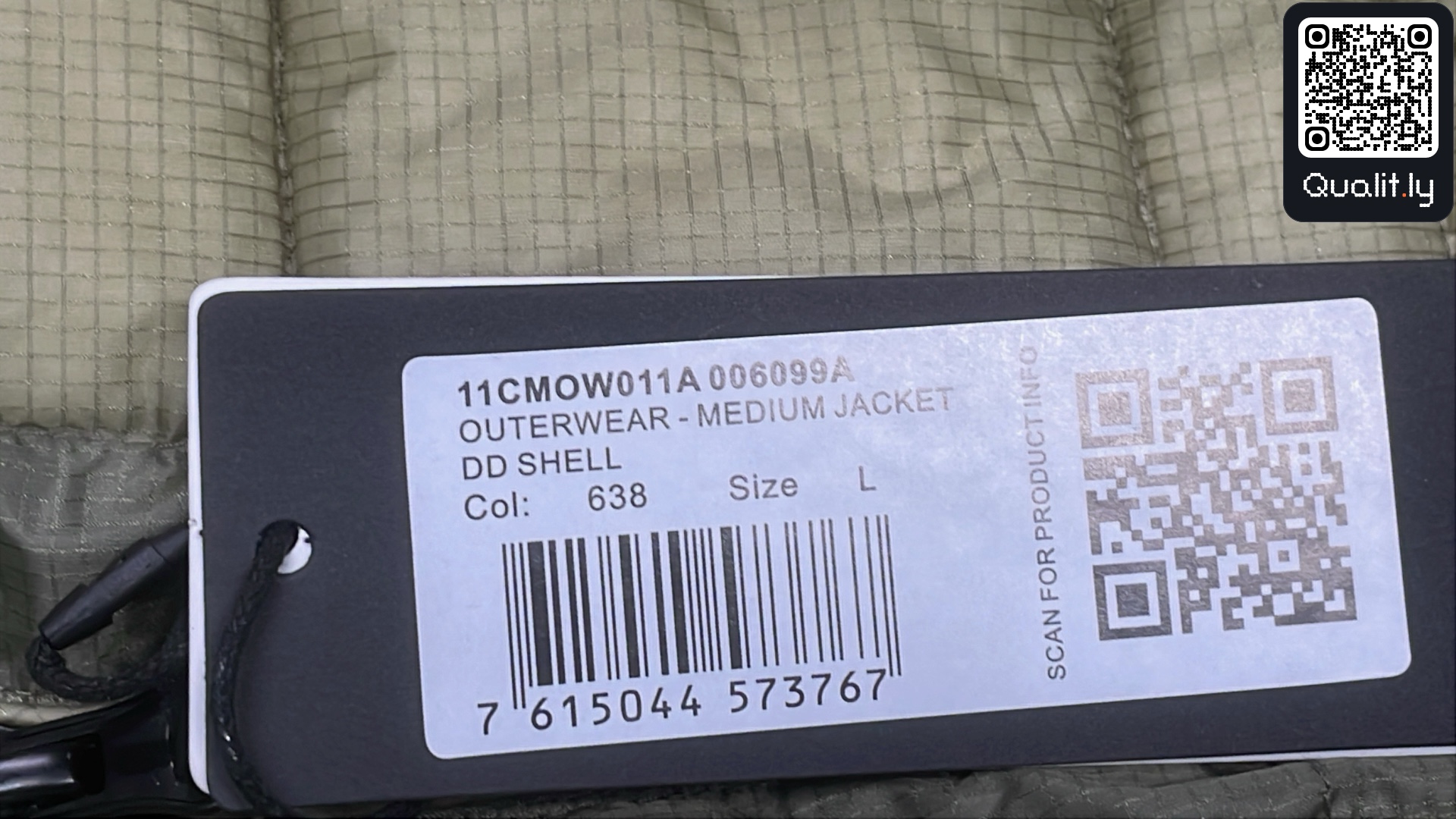 Jacket QC photo 1 of 4