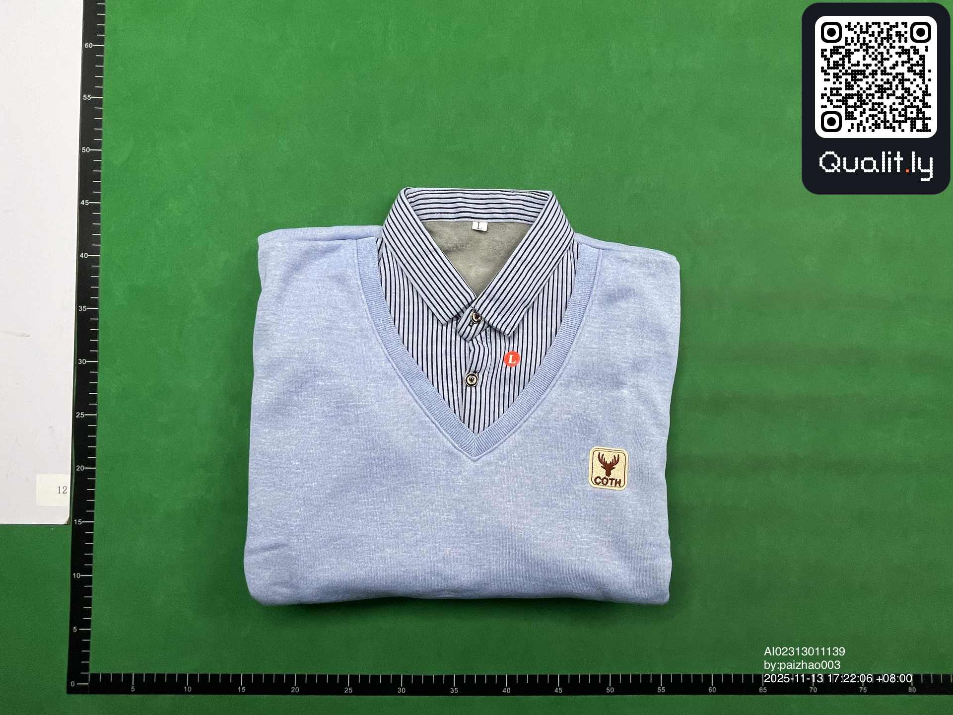 毛衣 QC 照片 1 / 8