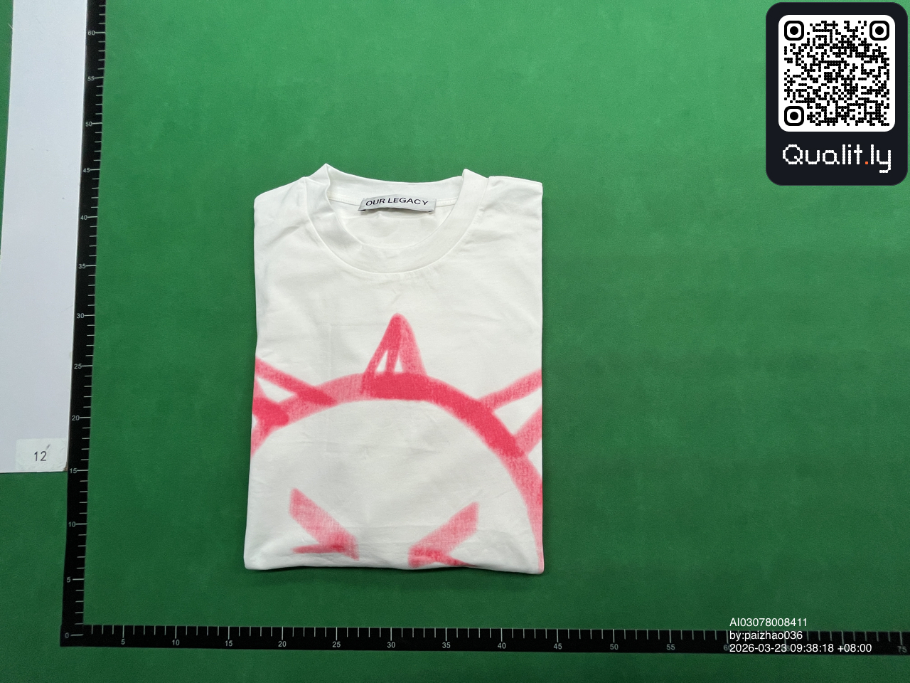 Tシャツ QC写真 1/12