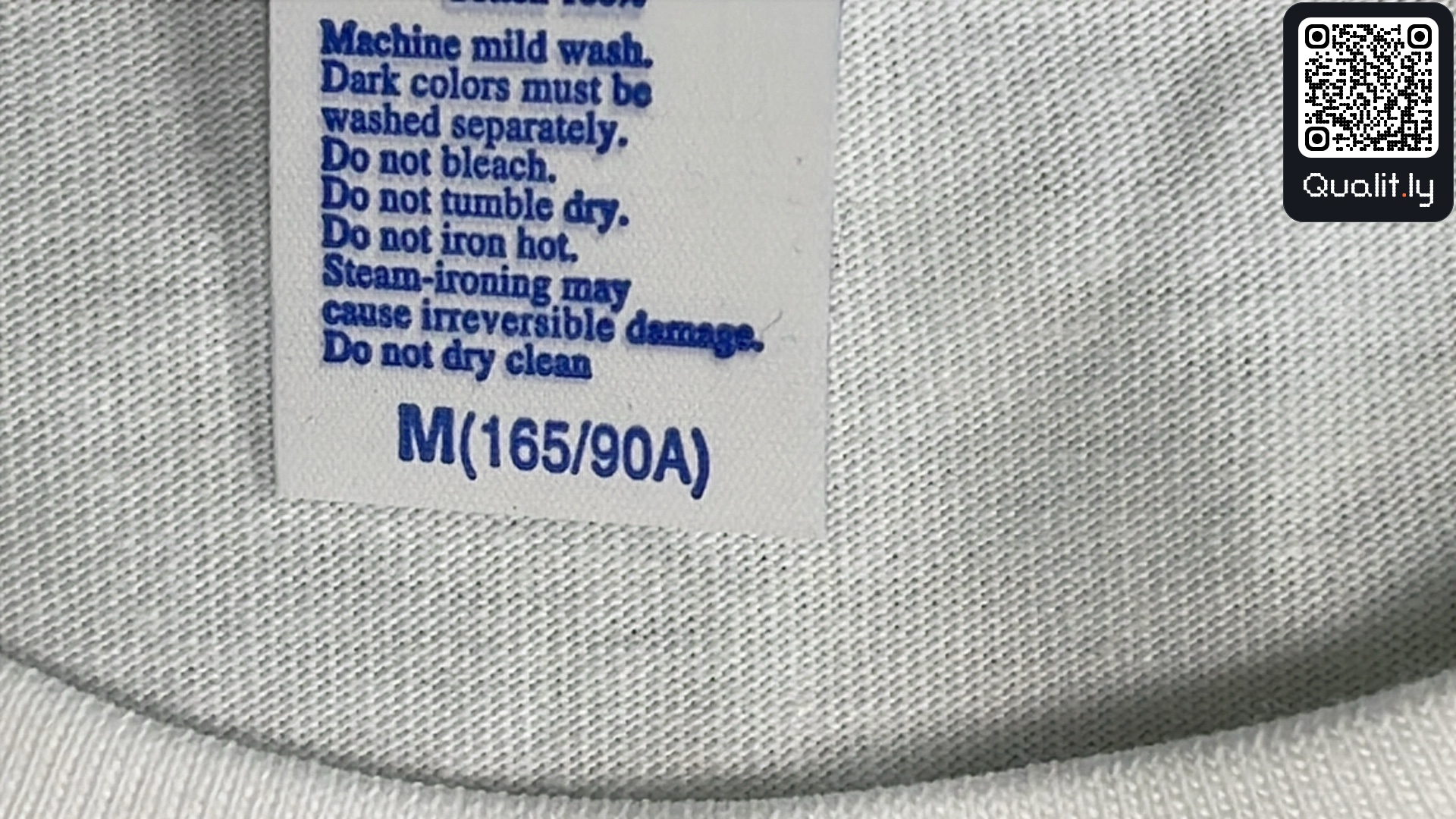 Tシャツ QC写真 1/4