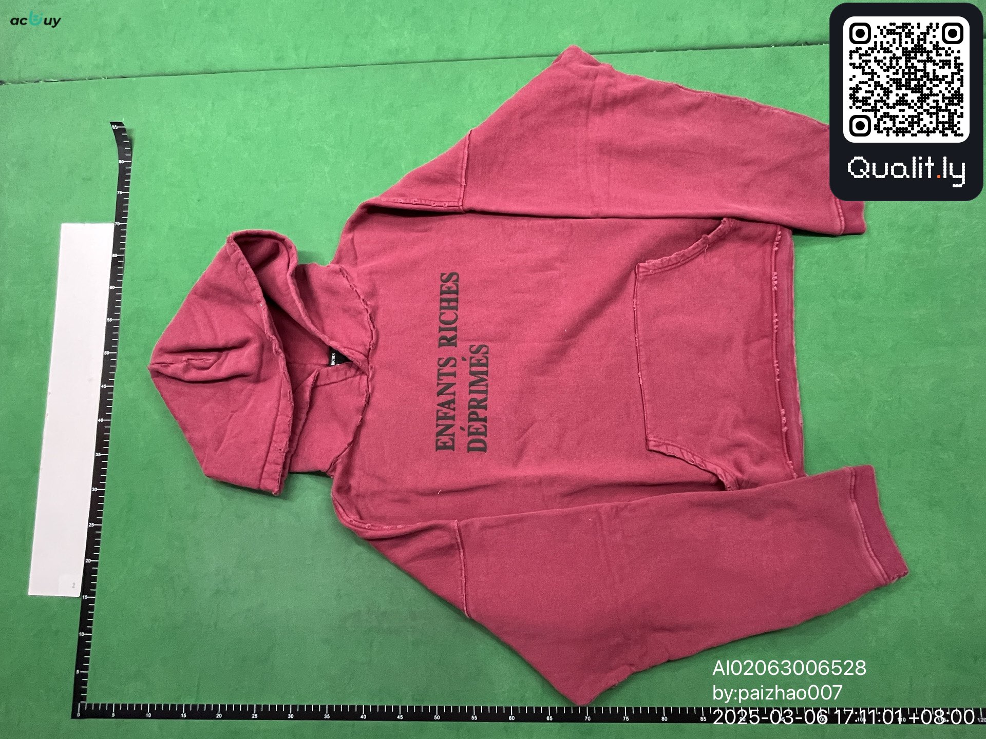 Camisola com capuz — foto QC 3 de 8