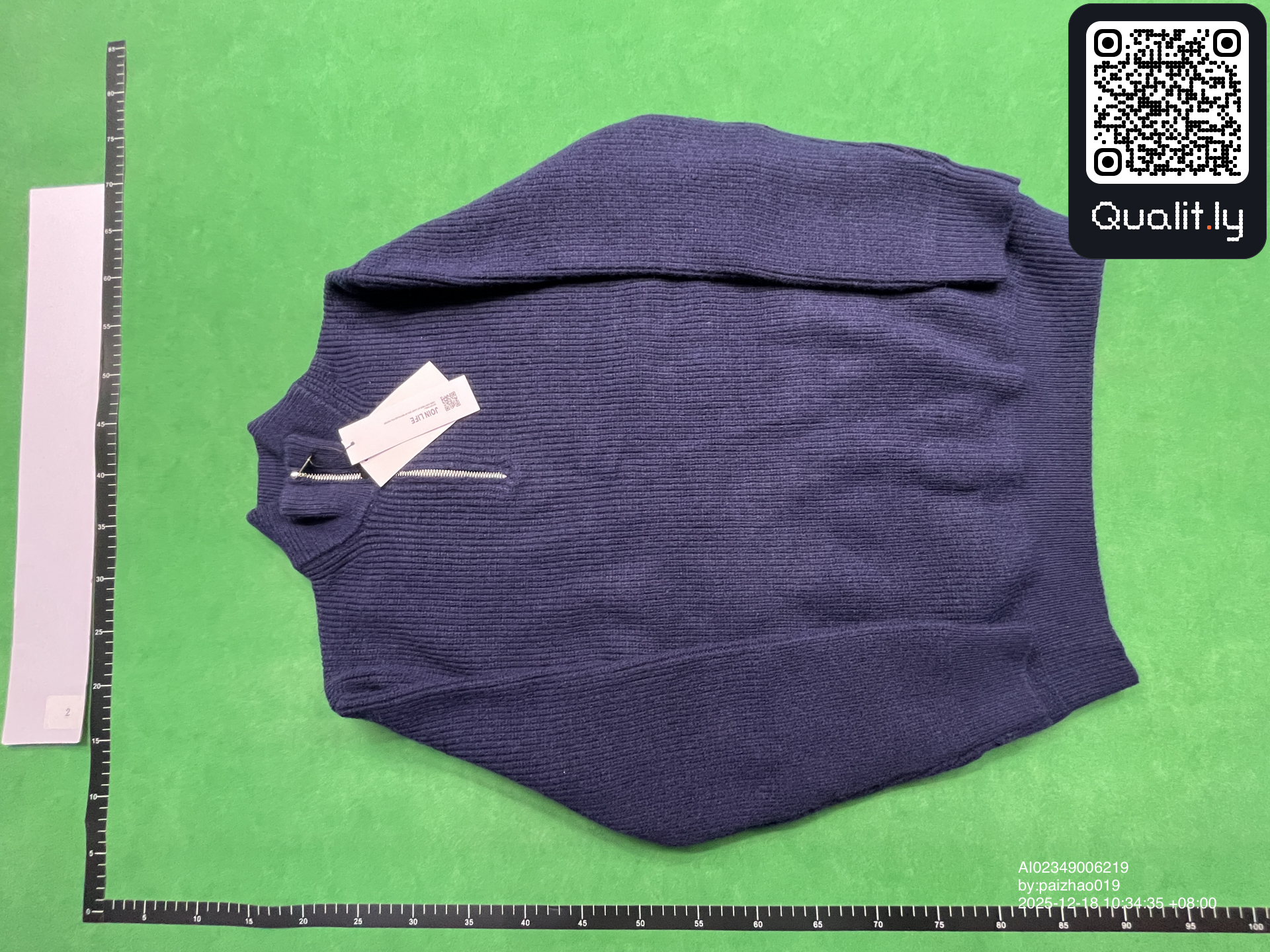 Camisola de malha — foto QC 3 de 4