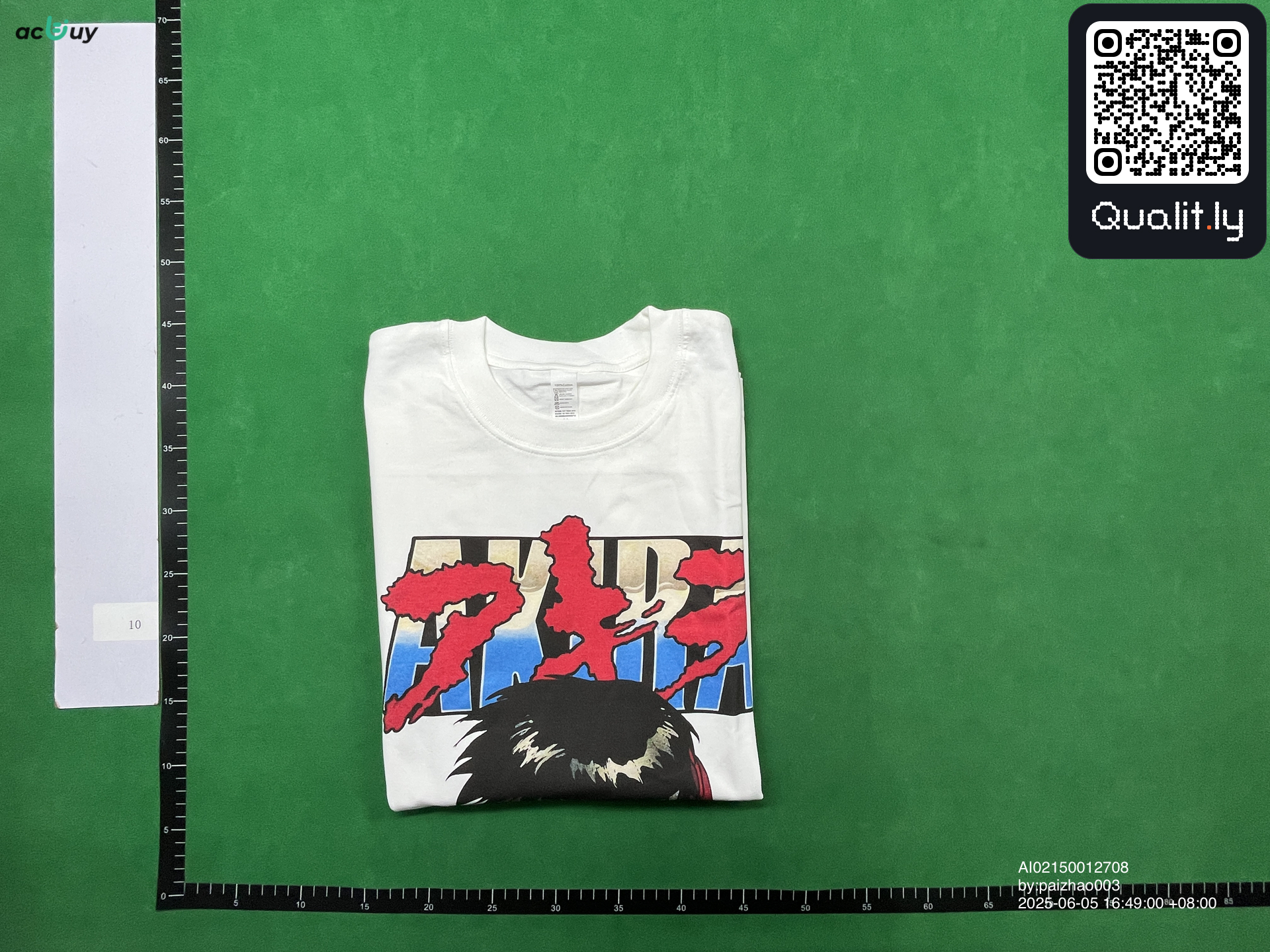 Tシャツ QC写真 1/4