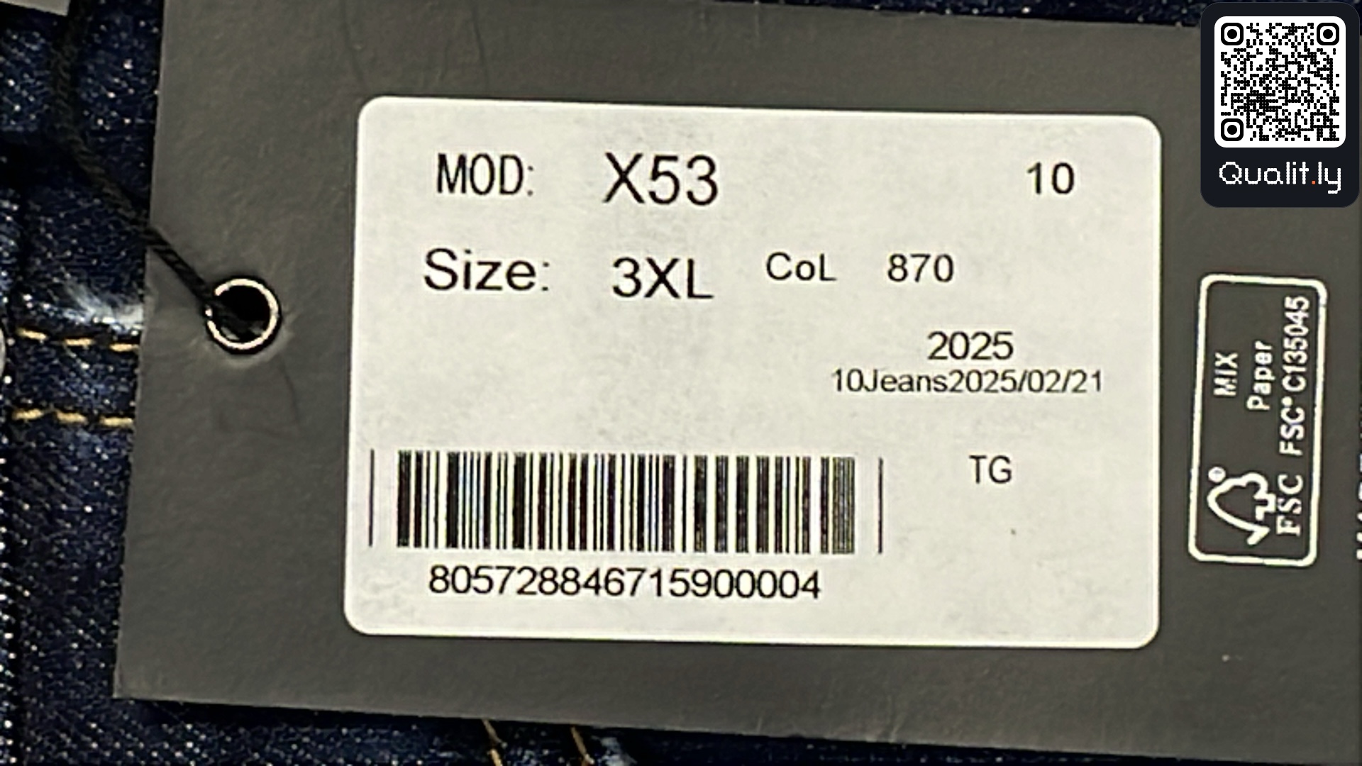 Jacket QC photo 1 of 12