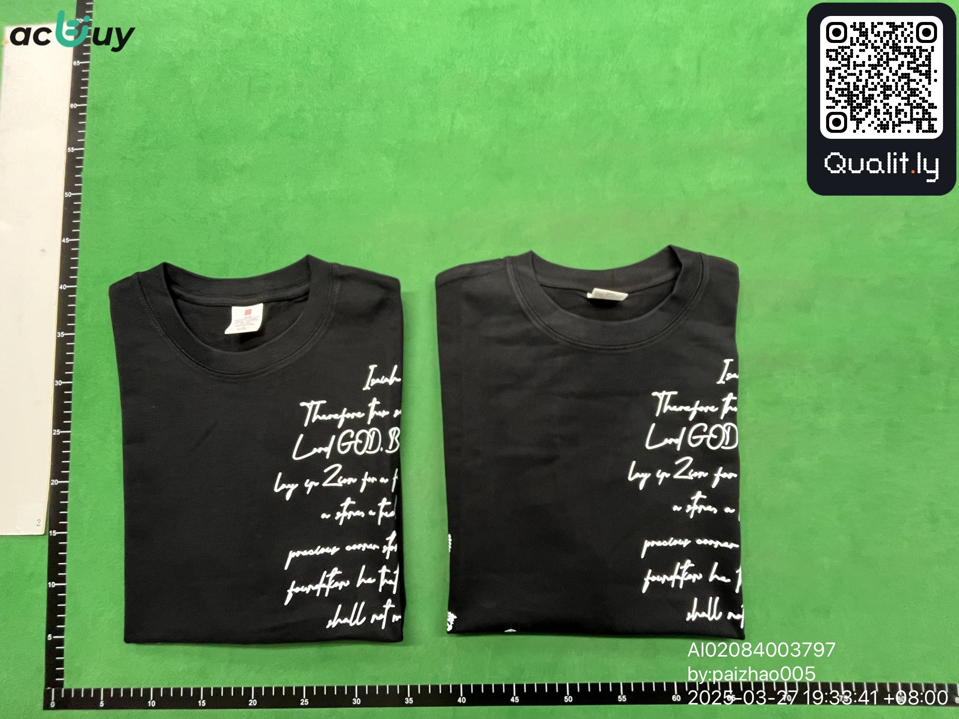 T-shirt — photo QC 1 sur 8
