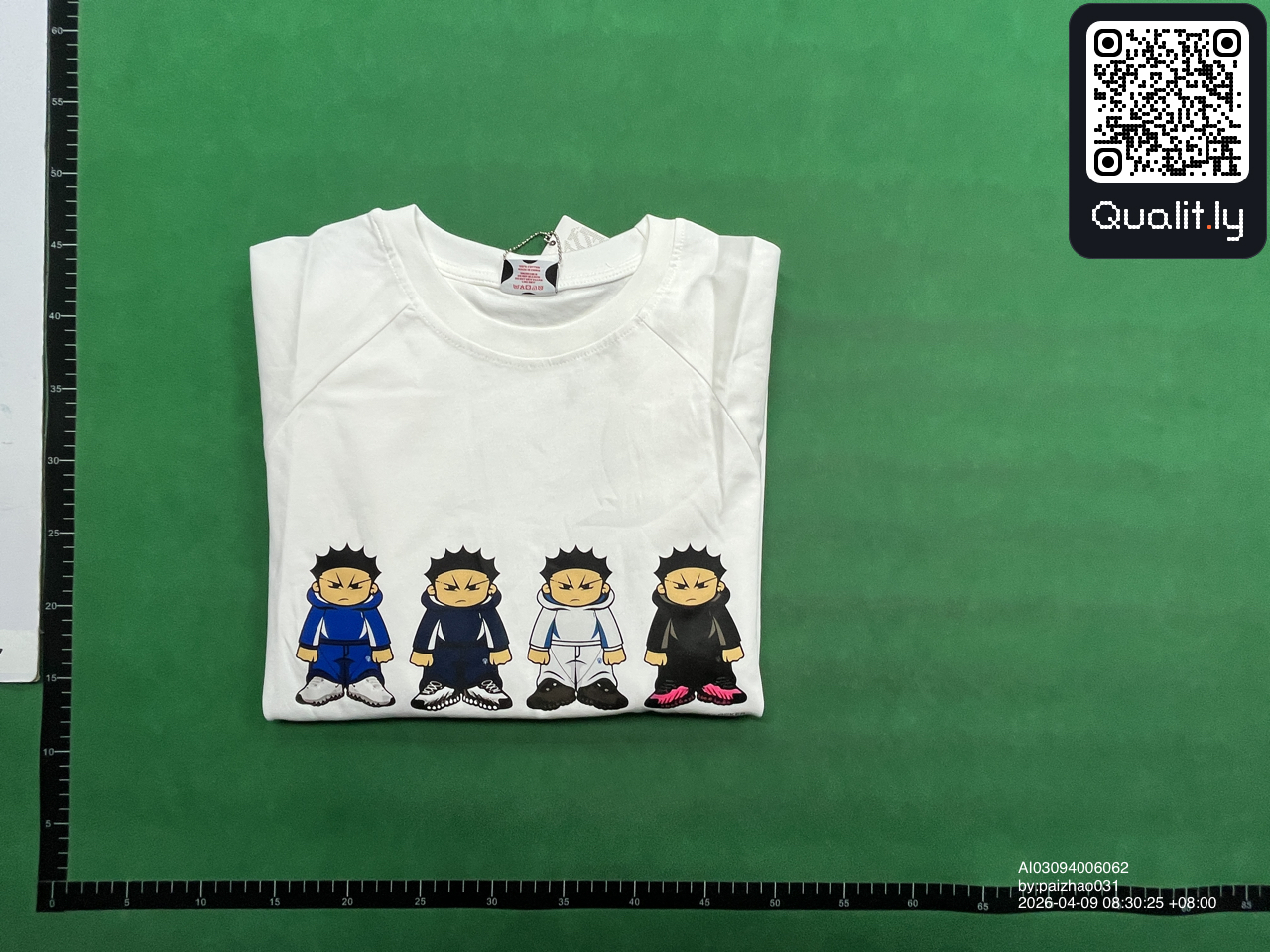 Tシャツ QC写真 1/8
