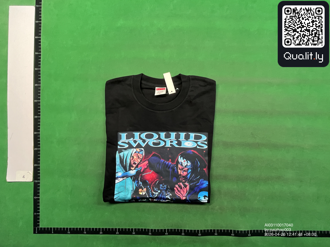 Tシャツ QC写真 1/4