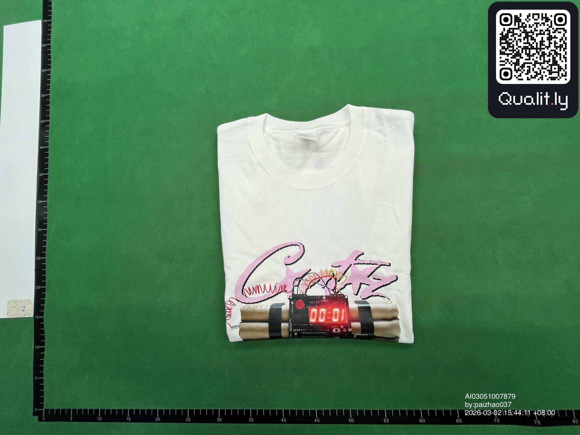 Tシャツ QC写真 1/8