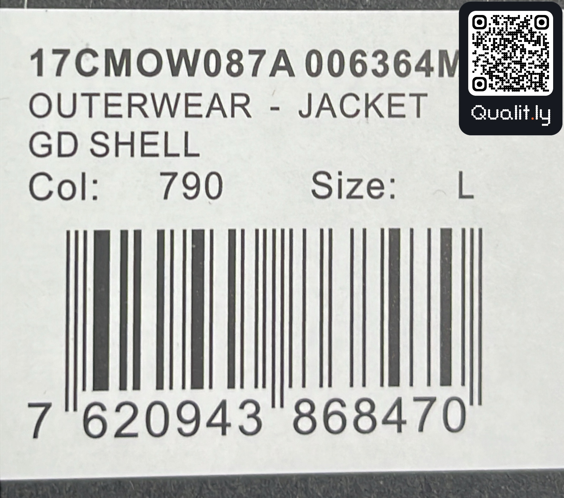 Jacket QC photo 1 of 22