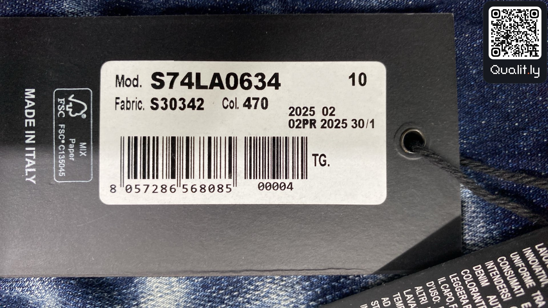 牛仔裤 QC 照片 1 / 16