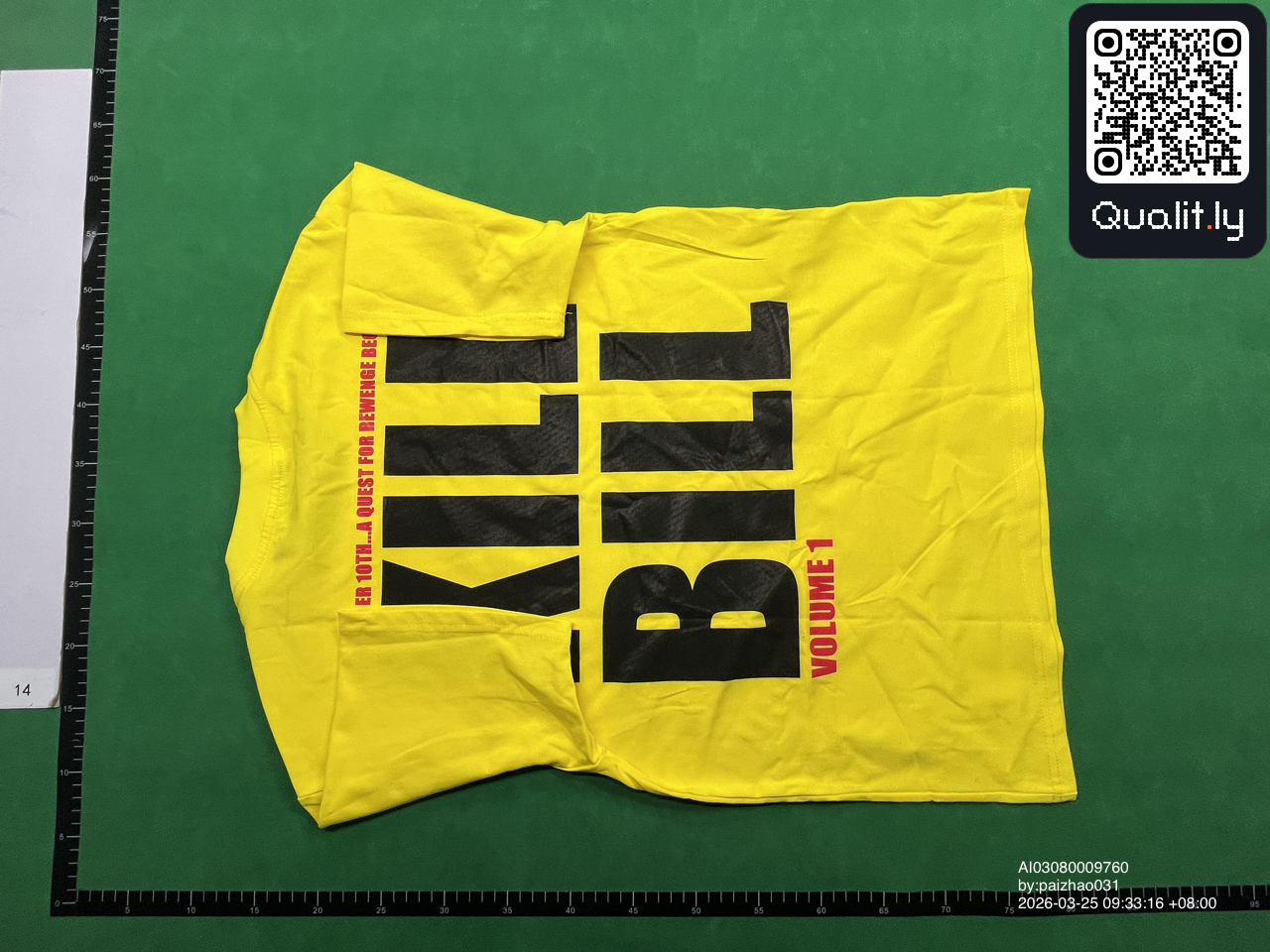 T-shirt QC photo 2 of 8