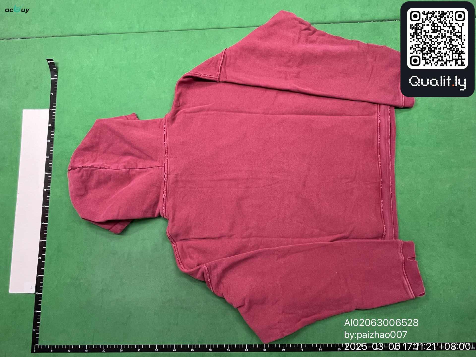Camisola com capuz — foto QC 2 de 8