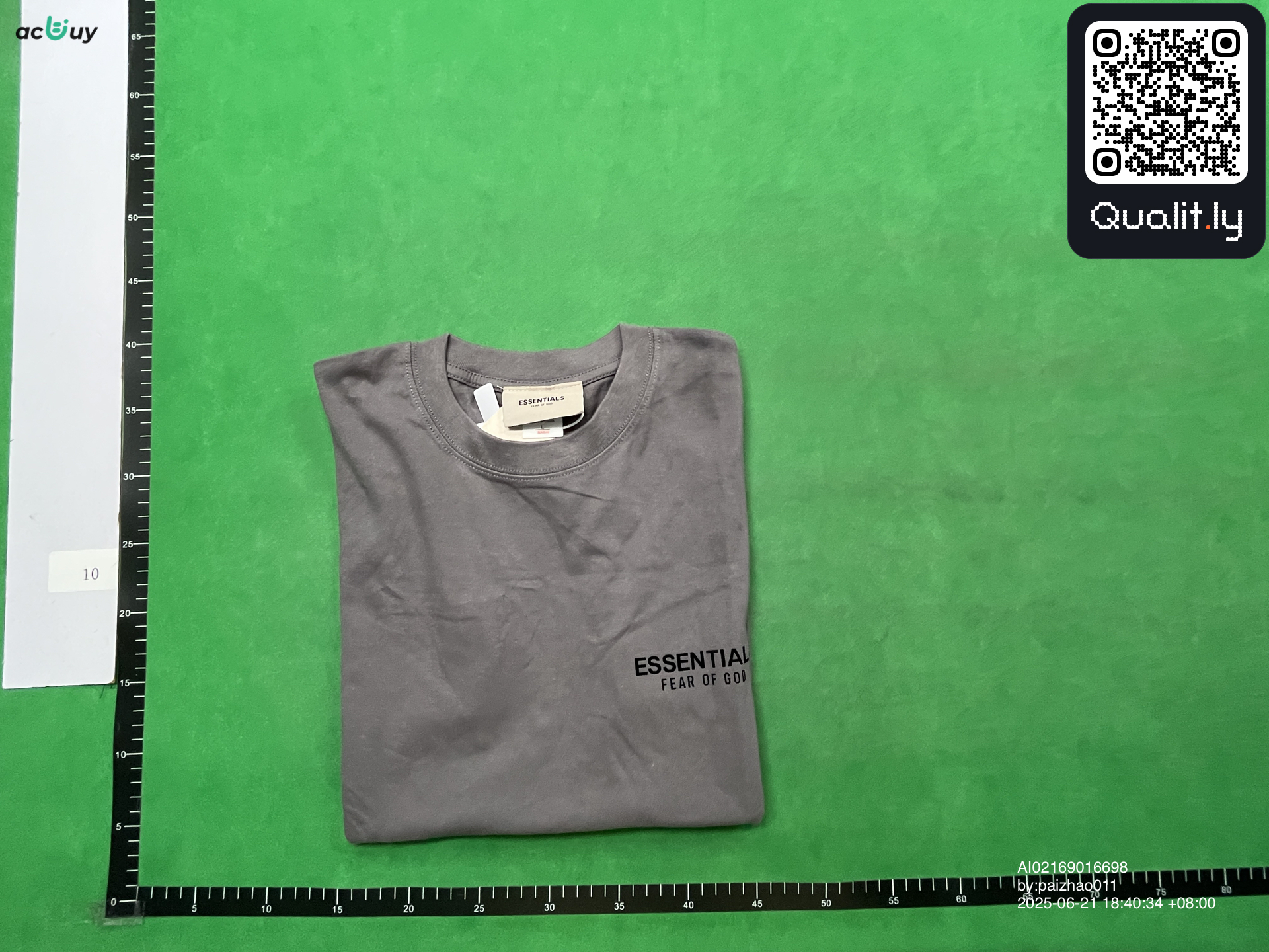 T-shirt QC photo 1 of 4