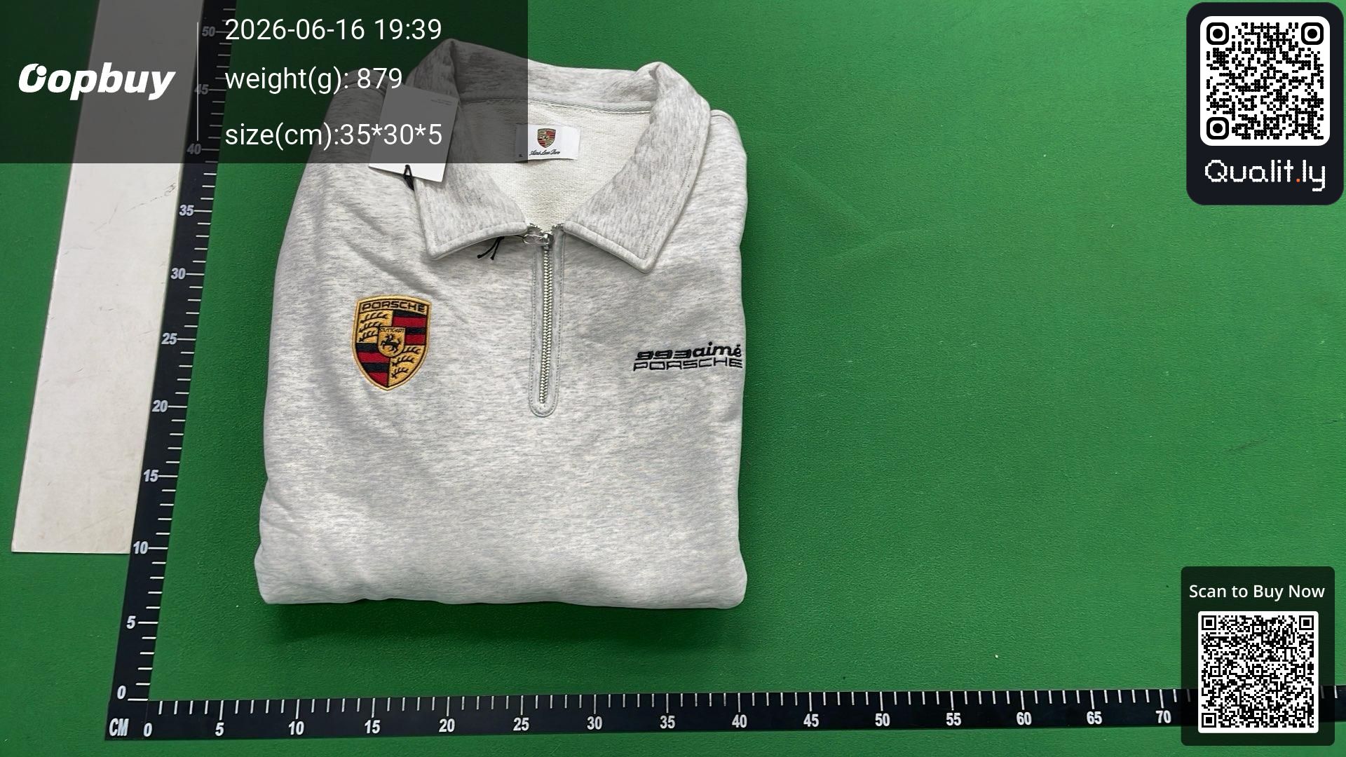 Aime Leon Dore White Porsche Hoodie QC photo 3