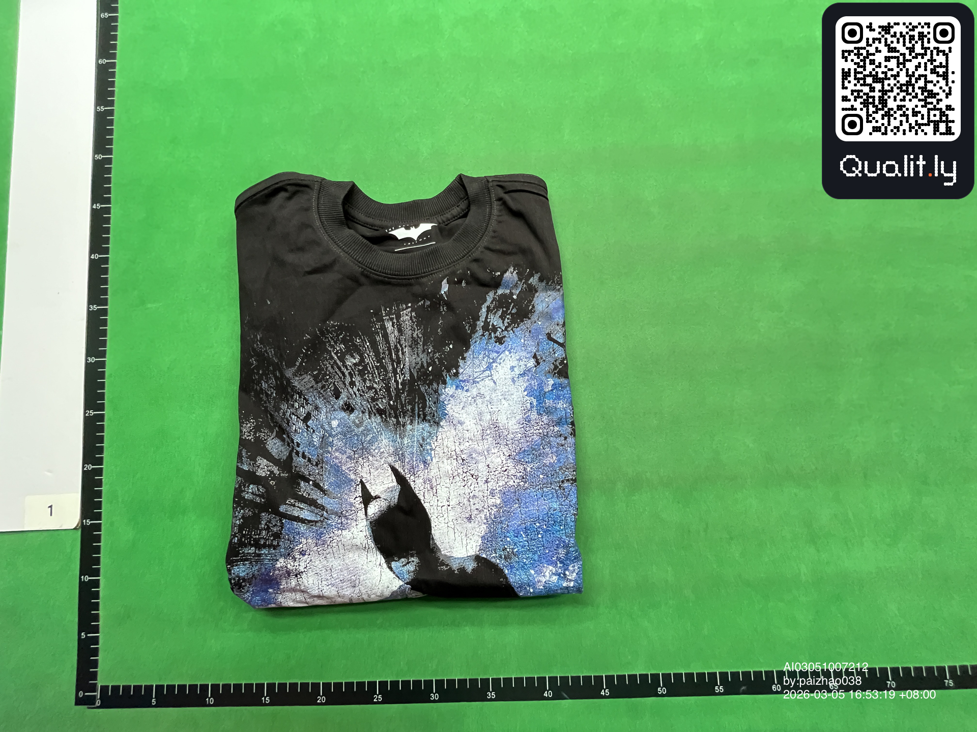 Tシャツ QC写真 1/8