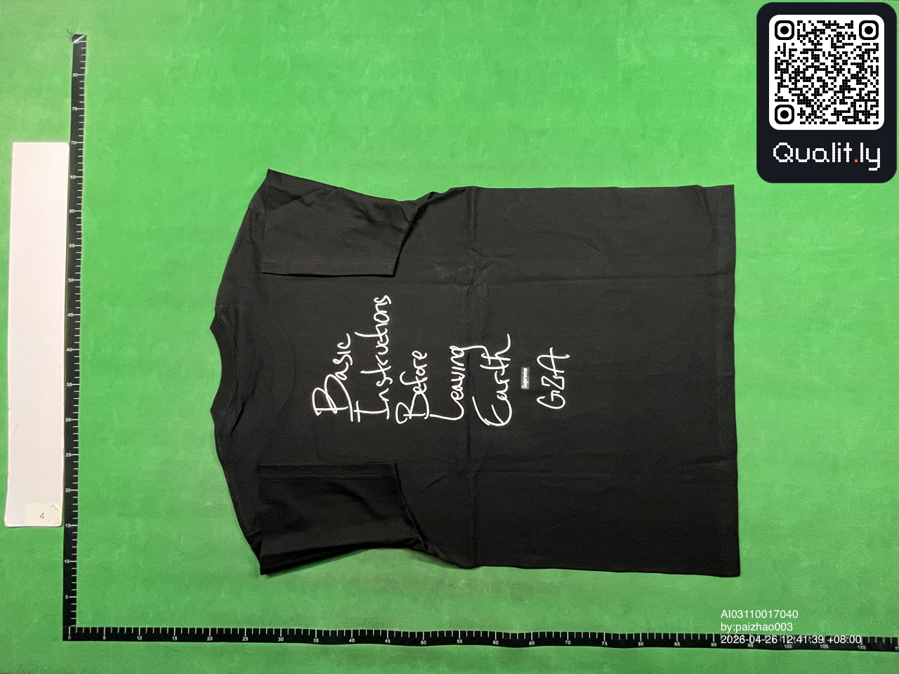 Tシャツ QC写真 2/4