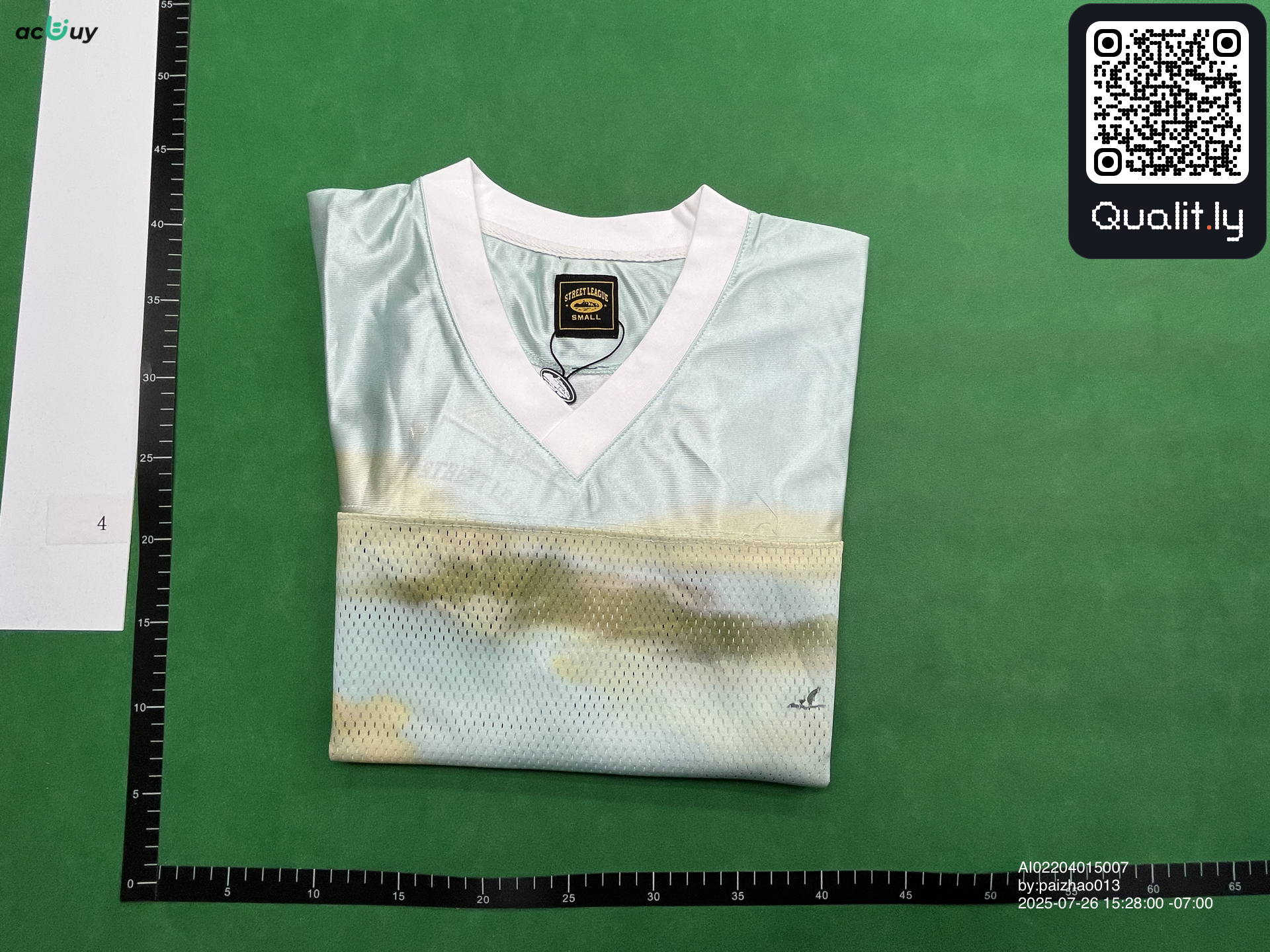 Tシャツ QC写真 1/4