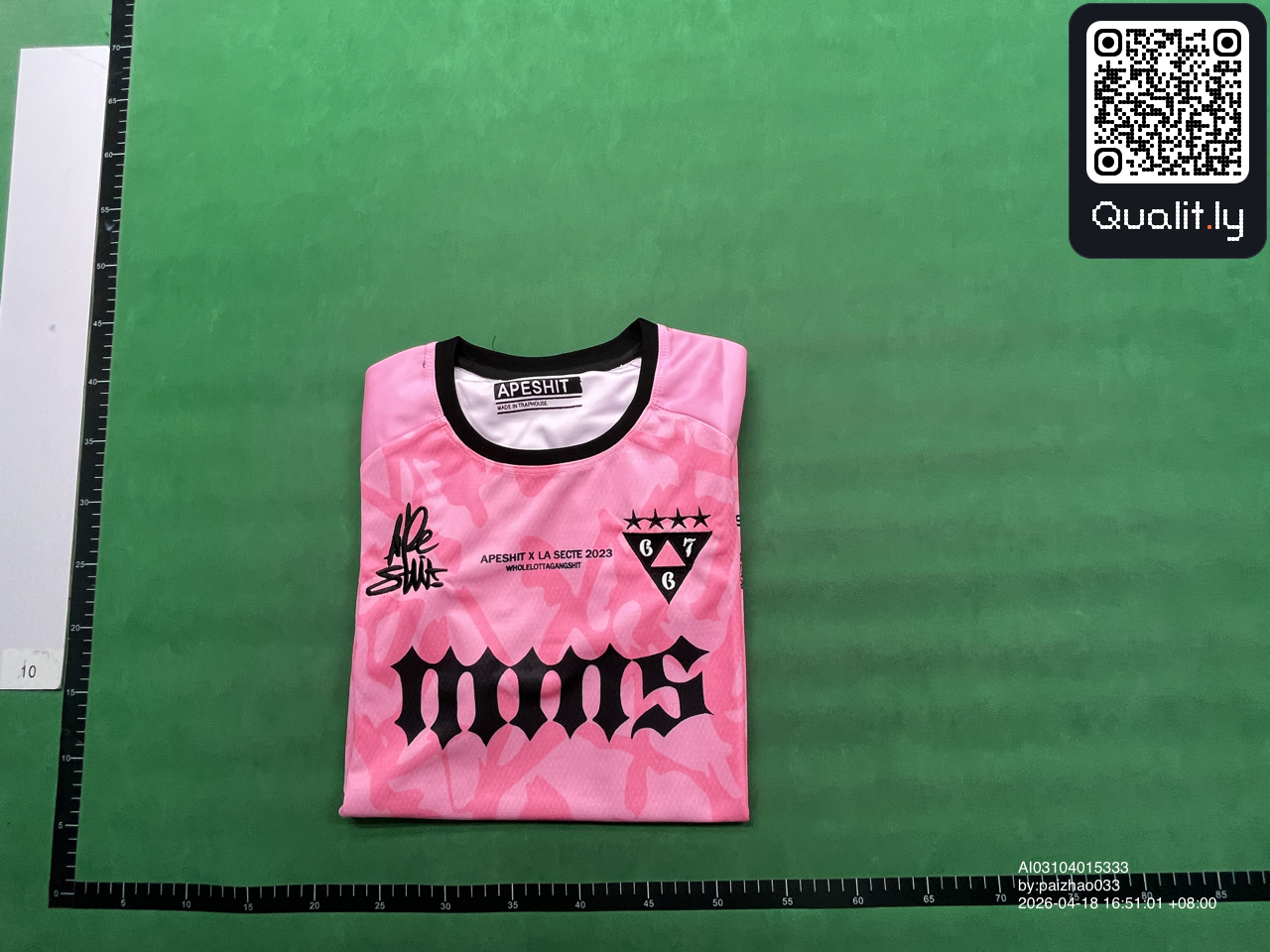 T-shirt QC photo 1 of 10