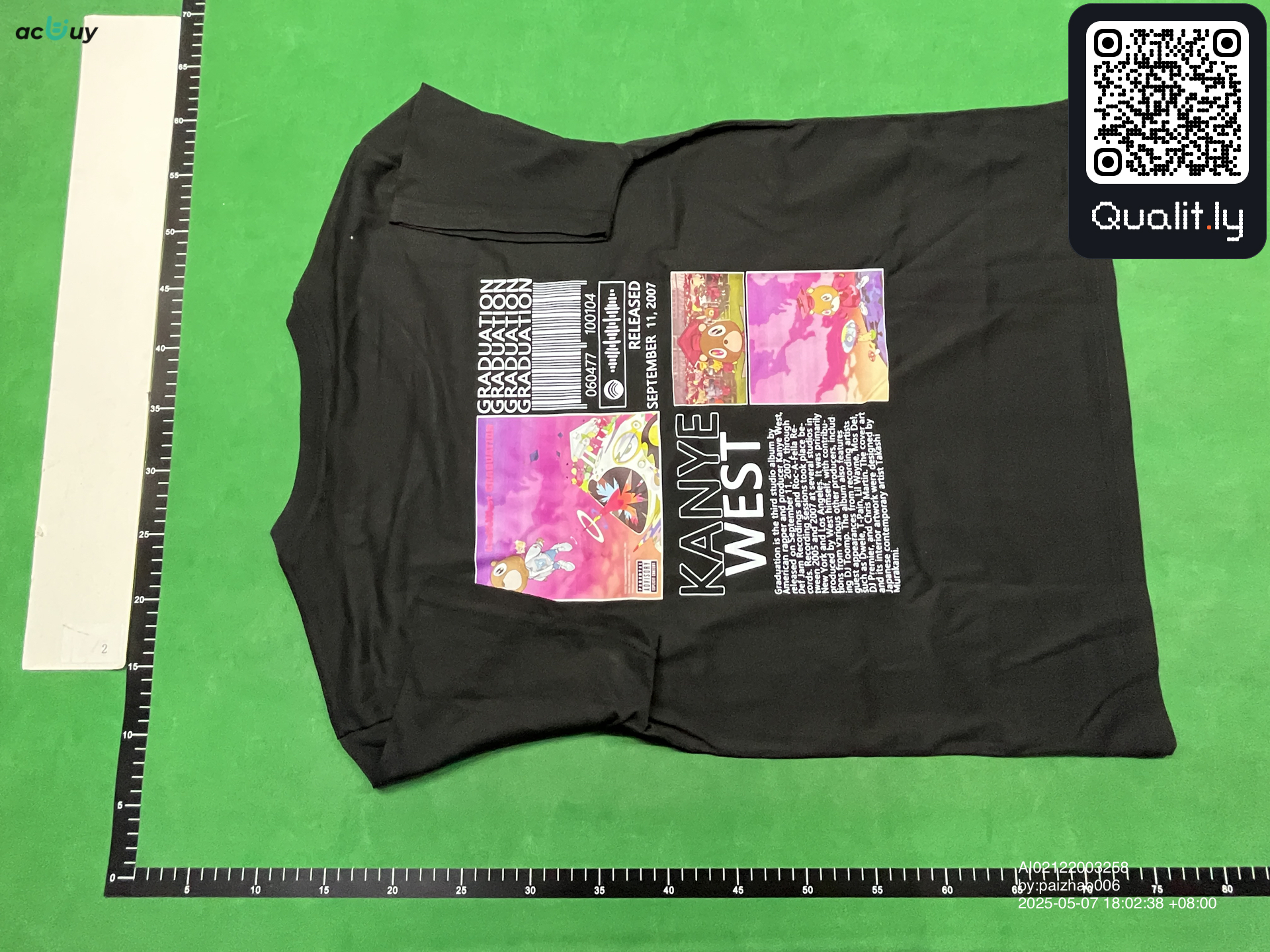 T-shirt QC photo 2 of 4