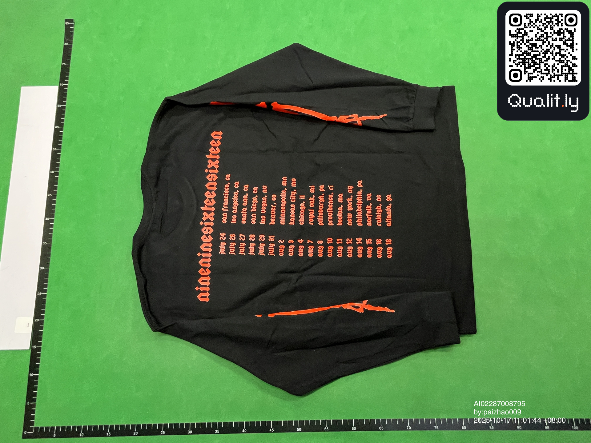 T-shirt QC photo 2 of 4