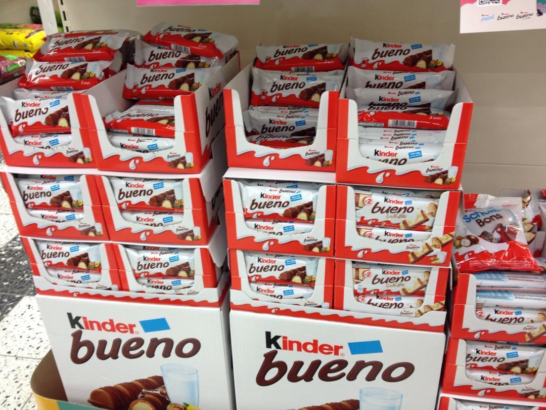 芬兰代购 健达缤纷乐进口kinder bueno缤紛乐榛子牛奶巧克力43g
