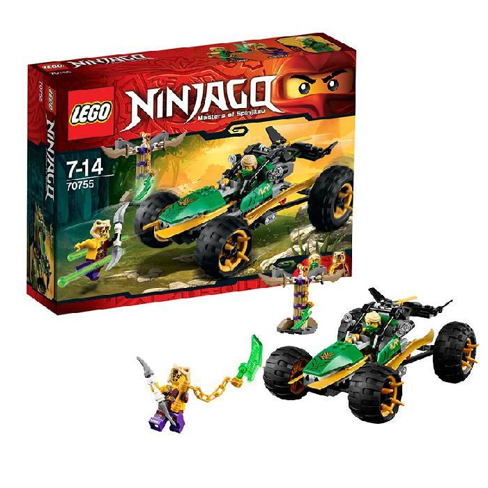 乐高幻影忍者70755丛林冲锋车 LEGO Ninjago 积木玩具益智趣味