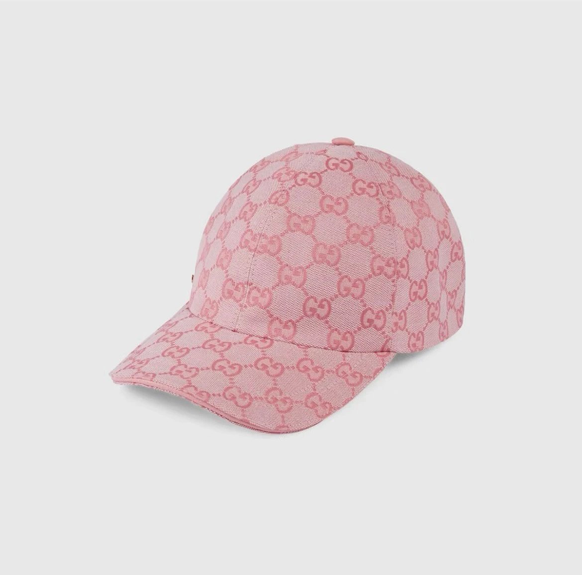 Gucci GG canvas baseball cap pink