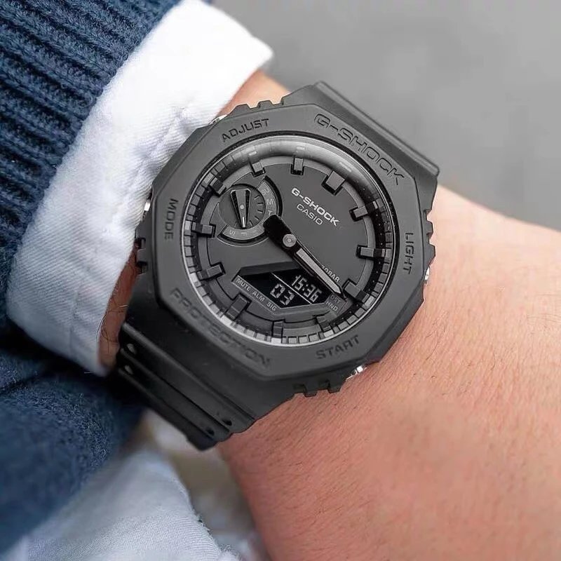 CASIO G-SHOCK new octagonal watches men and women waterproof GA-2100-4A