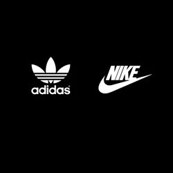 ADIDAS x NIKE logo